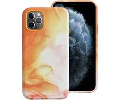 Oem LEATHER MAG COVER dėklas, skirtas IPHONE 11 Pro, oranžinis, splash
