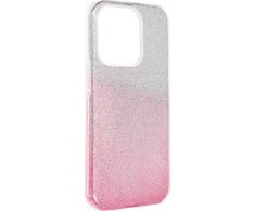 Forcell Oem SHINING Dėklas, skirtas IPHONE 14 Pro skaidriai rožinės spalvos
