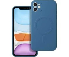 OEM dėklas, skirtas „iPhone 11“ silikoniniam „Mag“ dėklui, suderinamas su „MagSafe“ mėlynas