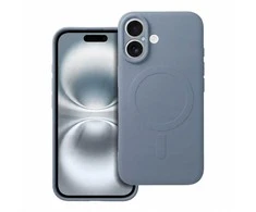 Oem SILICONE MAG COVER dėklas suderinamas su MagSafe skirtas Samsung Galaxy S25 light mėlynos spalvos
