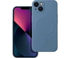 Dėklas Oem Case for iPhone 13 Silicone Mag Cover compatible with MagSafe mėlynas