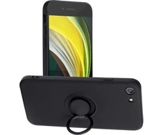 Dėklas Oem Case for iPhone 7 / 8 / SE 2020 / SE 2022 Silicone Ring juodas