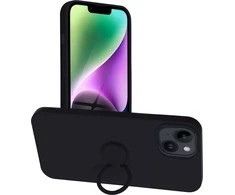 Dėklas Forcell OEM Futerał SILICONE RING do IPHONE 14 juoda