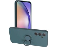 Oem SILICONE RING dėklas skirtas Samsung Galaxy A54 5G žalios spalvos