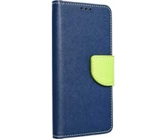 Oem FANCY Book dėklas skirtas Xiaomi Redmi Note 12 5G mėlynos spalvos / lime