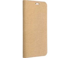 Dėklas Oem LUNA Book Gold skirtas Samsung Galaxy S21 FE aukso spalvos