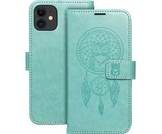 Telefono dėklas Oem MEZZO Book skirtas Iphone 11, žalios spalvos