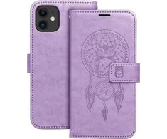 Telefono dėklas Oem MEZZO Book skirtas Iphone 11, violetinės spalvos