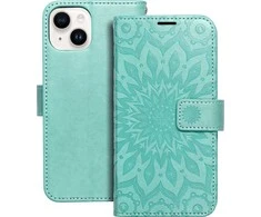 Telefono dėklas Oem Kabura MEZZO Book skirtas IPHONE 14, žalios spalvos