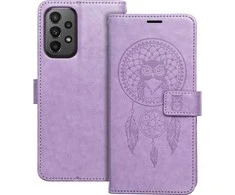 Oem MEZZO Book dėklas skirtas Samsung Galaxy A23 5G dreamcatcher violetinės spalvos