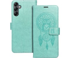 Telefono dėklas Oem MEZZO Book skirtas Samsung A14 4G / A14 5G, žalios spalvos