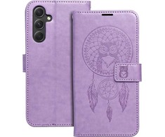 Telefono dėklas Oem MEZZO Book skirtas Samsung A54 5G, violetinės spalvos