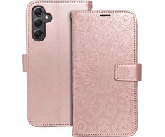 Oem MEZZO Book dėklas skirtas Samsung Galaxy A34 5G mandala rose auksinis