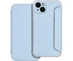 Dėklas OEM PIANO Knygų laikiklis IPHONE 14 plius šviesiai mėlyna