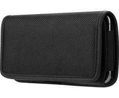 Oem Horizontal universalus dėklas OXFORD modelis 2 skirtas Apple iPhone 6 / 7 / 8 / 12 MINI / 13 MINI / Samsung Galaxy A40 / S5 juodos spalvos