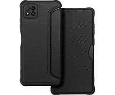 Dėklas Oem RAZOR Book skirtas Samsung Galaxy A22 5G juodos spalvos
