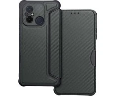 Dėklas Oem RAZOR Book skirtas Xiaomi Redmi 12C dark žalios spalvos