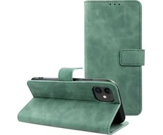 Dėklas Oem Flip case for iPhone 12 / 12 PRO Tender Book žalias