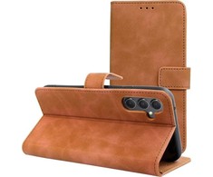 Oem TENDER Book Dėklas skirtas Samsung Galaxy A34 5G rudos spalvos