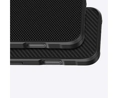„AmazingThing Titan Max“ dėklas su 600D aramidiniu pluoštu, skirtas „iPhone 16 Pro“ – Juodas