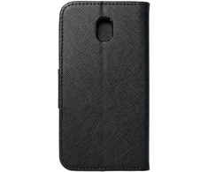 Oem FANCY Book dėklas skirtas Samsung Galaxy Galaxy J3 2017 juodos spalvos