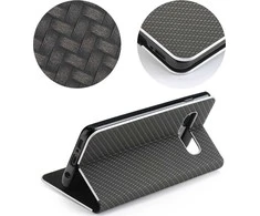 Dėklas Oem Flip case for iPhone 7 / 8 / SE 2020 / SE 2022 Luna Book Carbon mėlynas