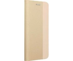 Dėklas Oem Flip case for Huawei P30 LITE Sensitive Book auksinis