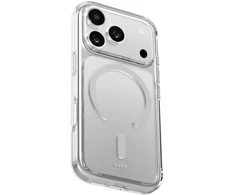 Dėklas Laut Crystal Fluro Apple iPhone 17 Pro, skaidrus šviesus pilkas
