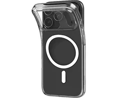 Puro 0.3 MAG Ultra-Slim TPU Dėklas suderinamas su MagSafe skirtas Apple iPhone 17 Pro Max – skaidrus