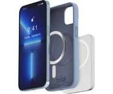 PURO ICON MAG MagSafe dėklas skirtas Apple iPhone 14/13, mėlynas