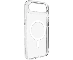 Puro Lite Mag TPU+PC dėklas suderinamas su MagSafe skirtas Apple iPhone 17 Air – skaidrus su baltos spalvos žiedu