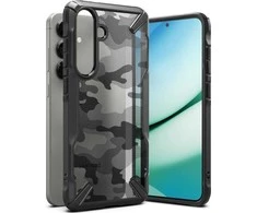Ringke Fusion X Samsung Galaxy S25 Plus – dėklas telefonui juodos spalvos Camo