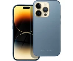 Dėklas Mėlyna ROAR case MATTE GLASS for IPHONE 14 Pro mėlynas