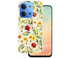 Dėklas Telforceone Glow Glam case for Xiaomi Redmi 15 4G EU / 15 5G EU (171,08 x 82,05 x 8,55) baltas