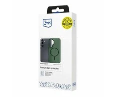 Dėklas 3mk Smoke MagCase for Samsung Galaxy S25 Ultra - Žalias-Translucent