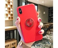 Dėklas SILICONE RING SAMSUNG GALAXY A31 Raudonas