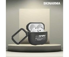 Dėklas Skinarma Kinzoku skirtas AirPods 4 juodos spalvos