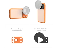 SmallRig FilMov Lightweight Photography Bumper Case do iPhone 17 Pro Oranžinis (5792)