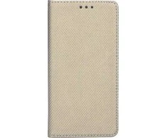 Dėklas Smart Magnet book Samsung Galaxy M53 M536 aukso spalvos