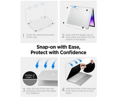 „SPIGEN AIRSKIN“ „Macbook Neo 13“ 2026 m. „Frost Clear“