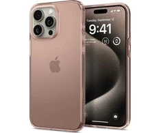 Dėklas Spigen Crystal Flex, rose crystal – Apple iPhone 15 Pro Max
