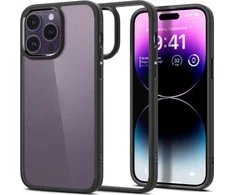 Dėklas SPIGEN IPHONE 14 PRO MAX CRYSTAL ULTRA HYBRID MATTE Juodas (2022)