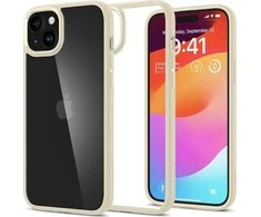 Dėklas Spigen Crystal Hybrid Apple iPhone 15 Plus – gelsvos spalvos