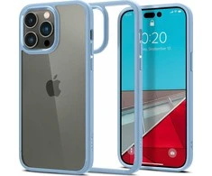 Dėklas Spigen Crystal Hybrid, sierra mėlyna - iPhone 14 Pro Max