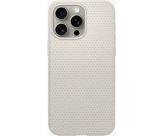 Dėklas Spigen Liquid Air, natūralus titanas – iPhone 15 Pro