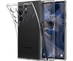 Spigen Liquid Crystal dėklas skirtas Samsung Galaxy S23 Ultra, spalva - Crystal Clear