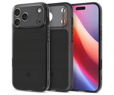 Spigen Ultra Hybrid „T” MagSafe dėklas skirtas Apple iPhone 17 Pro – matinis juodos spalvos