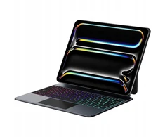 Dėklas su klaviatūra Dux Ducis (MK series) skirtas Apple iPad Pro 13″ (2024) – juodos spalvos