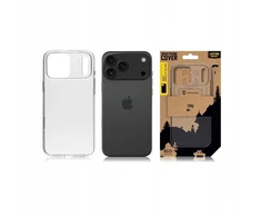 Tactical TPU dėklas skirtas Apple iPhone 17 Pro Max skaidrus
