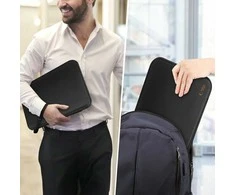 Tech-Protect Hardpouch for 15-16 Laptops - Juodas and Oranžinis
